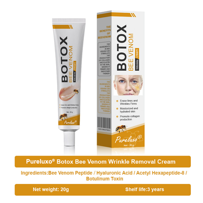 (Made and Shipped from USA) 🧑‍⚕️Pureluxo® Botox Bee Venom Wrinkle Removal Cream- LAST DAY 70% OFF🔥