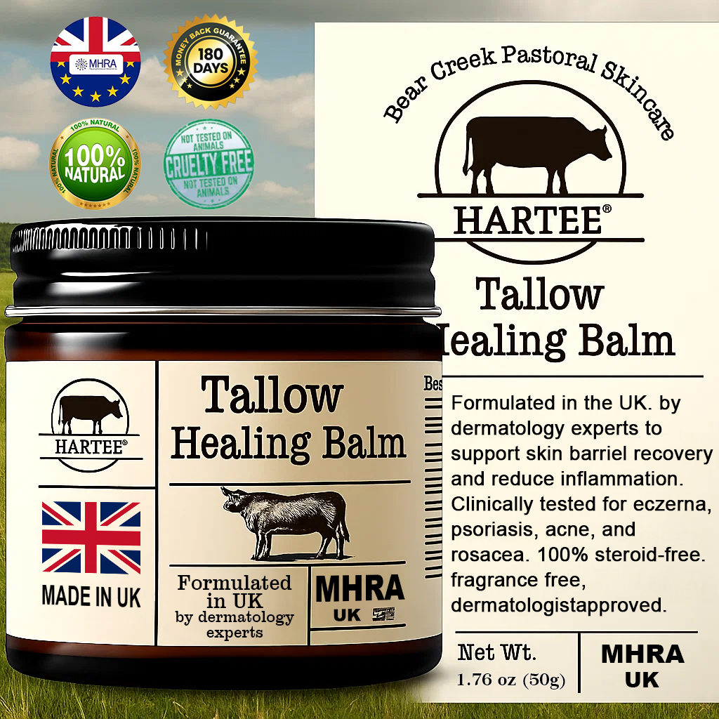 HARTEE® Tallow Healing Balm🐄（GMP Facility • FDA-Registered • Dermatologist Tested👨‍⚕️）Soothe eczema, psoriasis & rosacea—without steroids.🐄