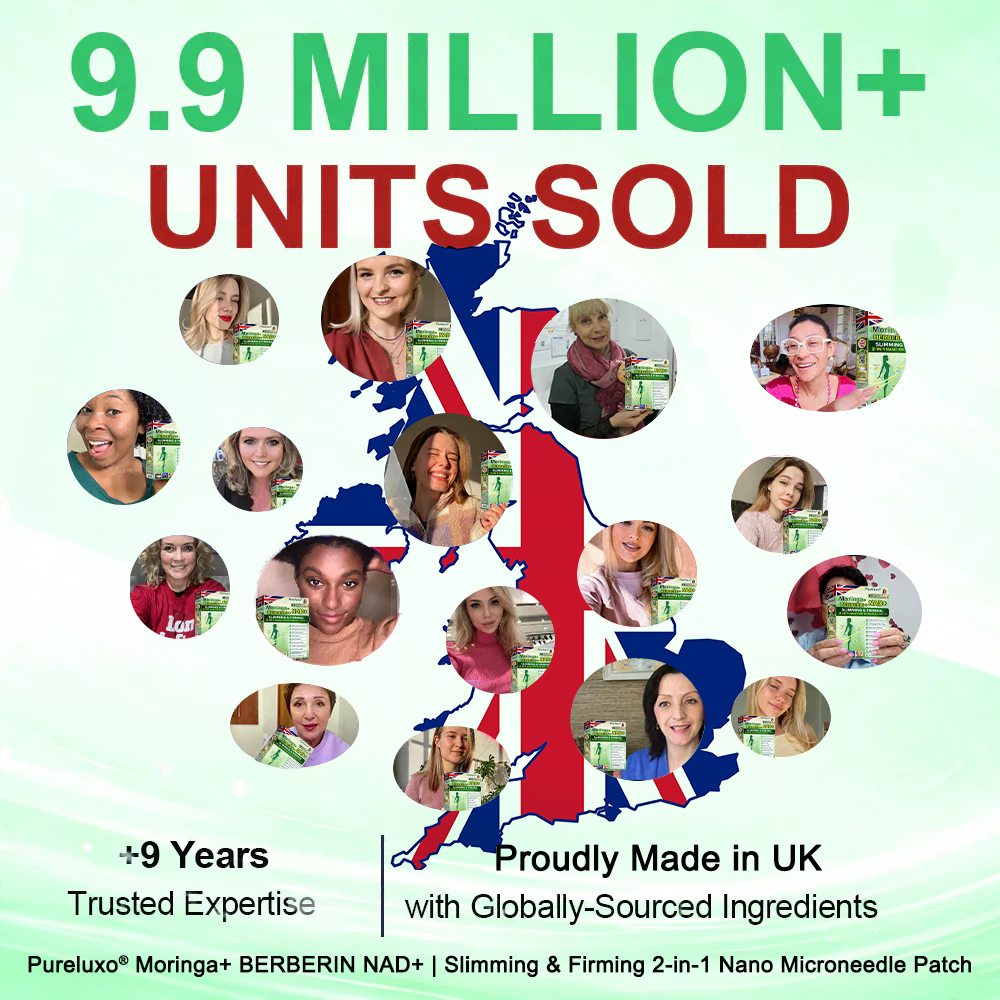 【🇬🇧𝐿𝑎𝑠𝑡 𝐷𝑎𝑦 𝑃𝑟𝑜𝑚𝑜𝑡𝑖𝑜𝑛 70% 𝑂𝐹𝐹】|𝙋𝙪𝙧𝙚𝙡𝙪𝙭𝙤® 𝑴𝒐𝒓𝒊𝒏𝒈𝒂 & 𝑩𝒆𝒓𝒃𝒆𝒓𝒊𝒏𝒆 *NAD+| Slimming & Firming 2-in-1 Nano Microneedle Patch|𝘉𝘢𝘤𝘬𝘦𝘥 𝘣𝘺 𝘴𝘤𝘪𝘦𝘯𝘤𝘦 | 10-𝗂𝗇-𝟣 𝖿𝗈𝗋𝗆𝗎𝗅𝖺 | 𝑅𝑒𝑠𝑢𝑙𝑡𝑠 𝑖𝑛 7 𝑑𝑎𝑦𝑠 ⏳